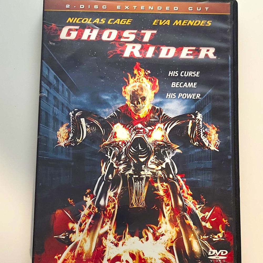 Columbia Pictures Ghost Rider Extended Cut DVD 2-Disc Widescreen Nicolas Cage